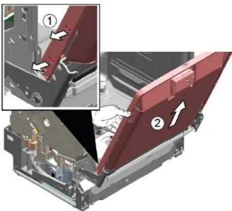 SIEMENS SX95EX12CE - Sisemise ukse eemaldamine - 1