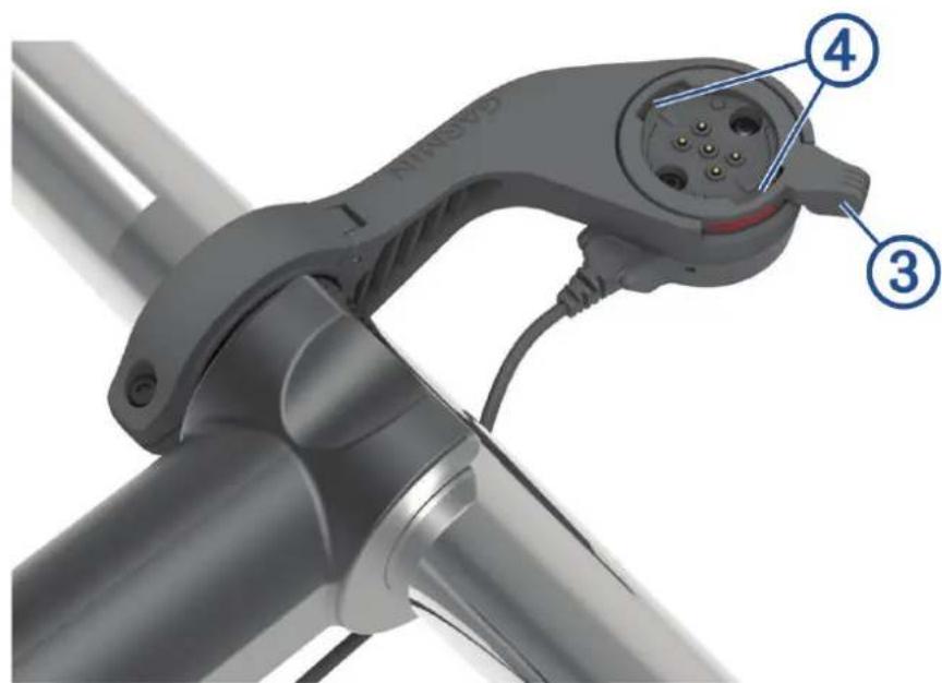 GARMIN Edge Power Mount - Montering af Edge holderen med strømforsyning - 3
