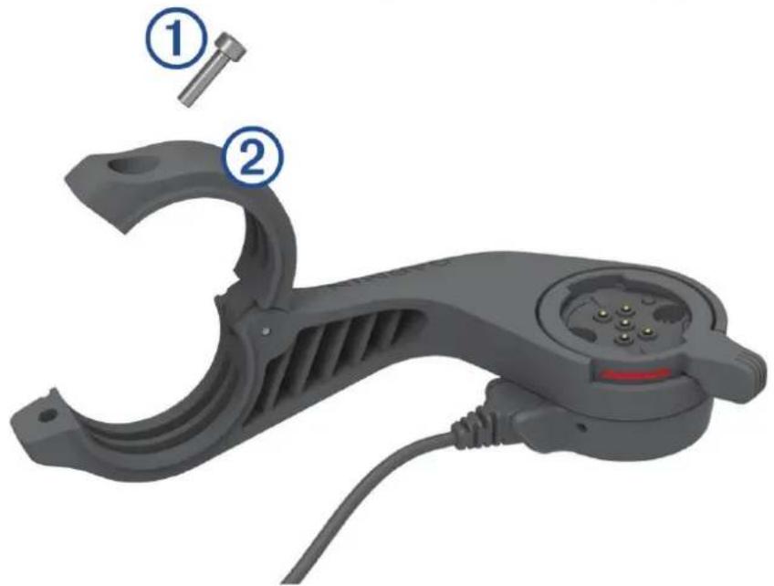 GARMIN Edge Power Mount - Montowanie zasilanego uchwytu Edge - 1