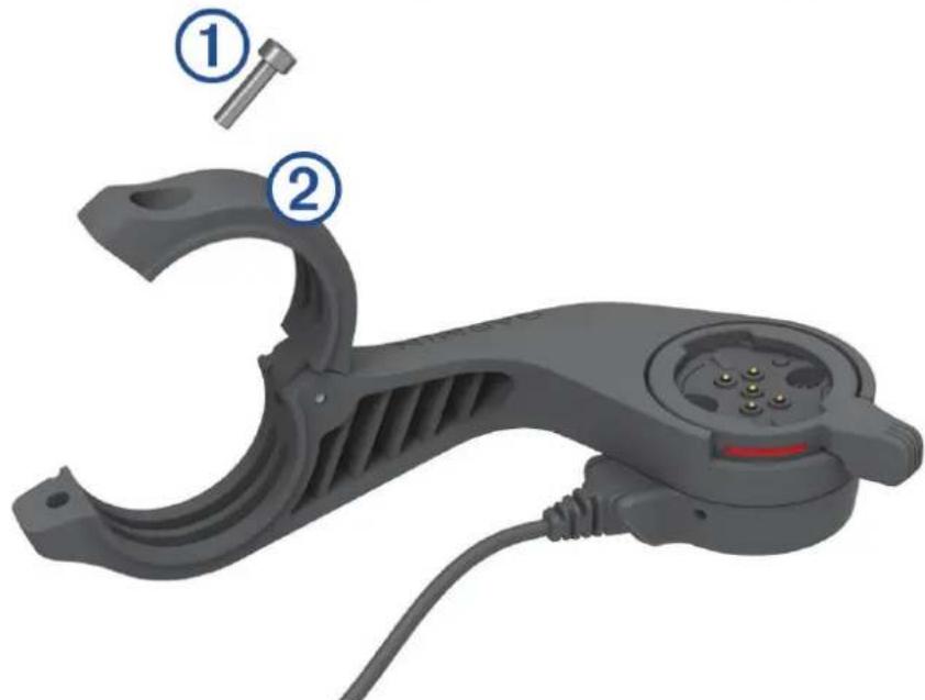 GARMIN Edge Power Mount - Namestitev napajalnega nosilca naprave Edge - 1