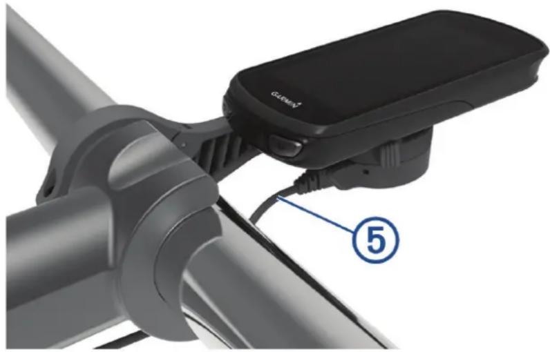 GARMIN Edge Power Mount - Montere Edge strømbraketten - 3