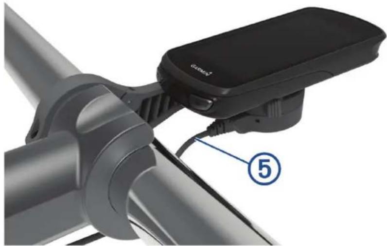 GARMIN Edge Power Mount - Montering af Edge holderen med strømforsyning - 4
