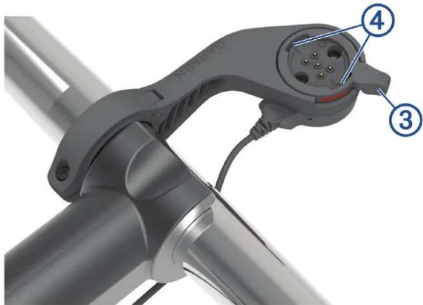 GARMIN Edge Power Mount - Installieren der Edge Halterung mit Stromversorgung - 3