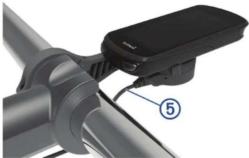 GARMIN Edge Power Mount - Installieren der Edge Halterung mit Stromversorgung - 4