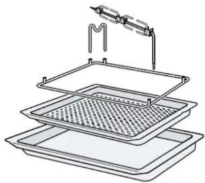 NEFF BBQSET3 - Mettre en place le grand tournebroche - 1