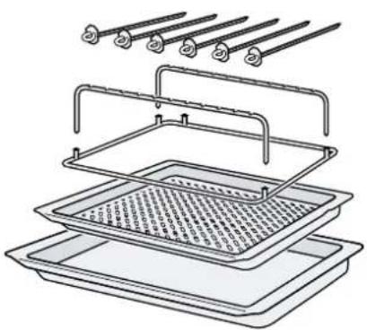 NEFF BBQSET3 - Using the portion spits - 1