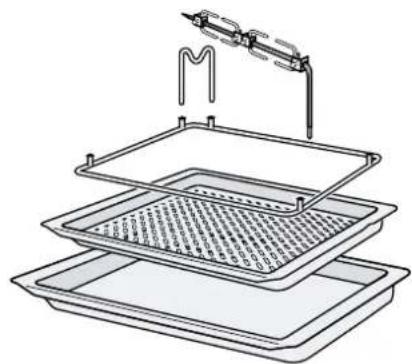 NEFF BBQSET3 - Using the large grill spit - 1