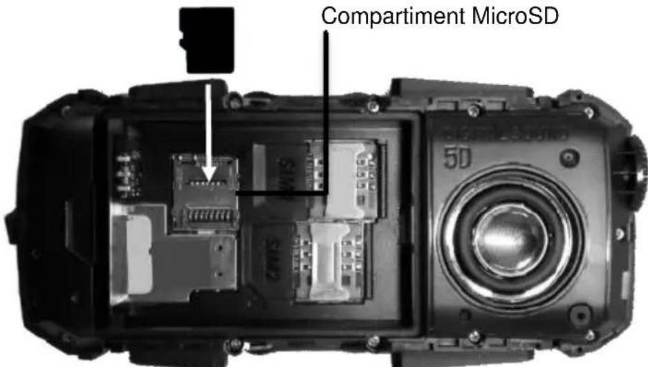 Simvalley XT-300 - Insérer une carte mémoire - 1