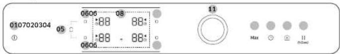 SAMSUNG NZ64B5046HK - Kontrolpanel - 3