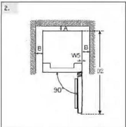HAIER HTW7620DNMP - Ventilaton cross-section - 2