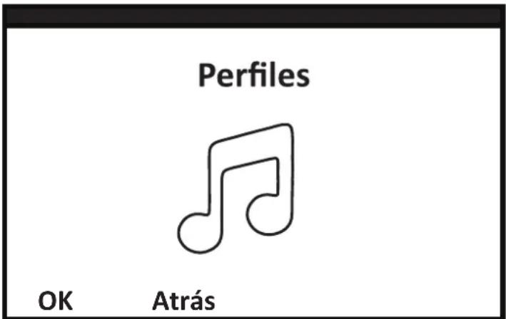 Opis Purofon mobile - Menu Perfi les - 1