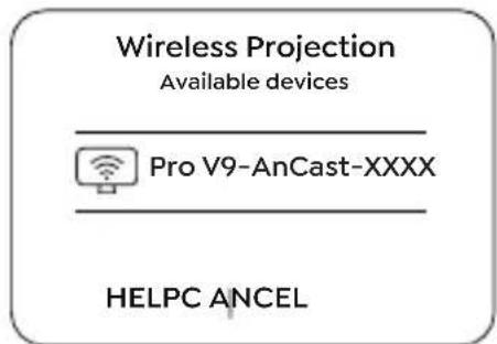 Yaber Pro V9 - Miracast (for Android Devices) - 3