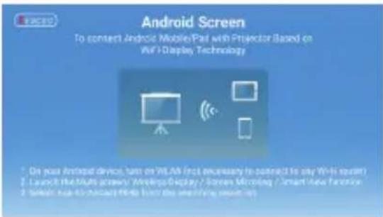 Yaber Pro V9 - Miracast (per dispositivi Android) - 2