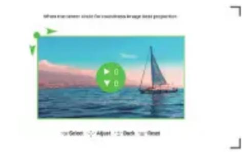 Yaber Pro V9 - Correzione trapezoidale orizzontale e verticale - 2