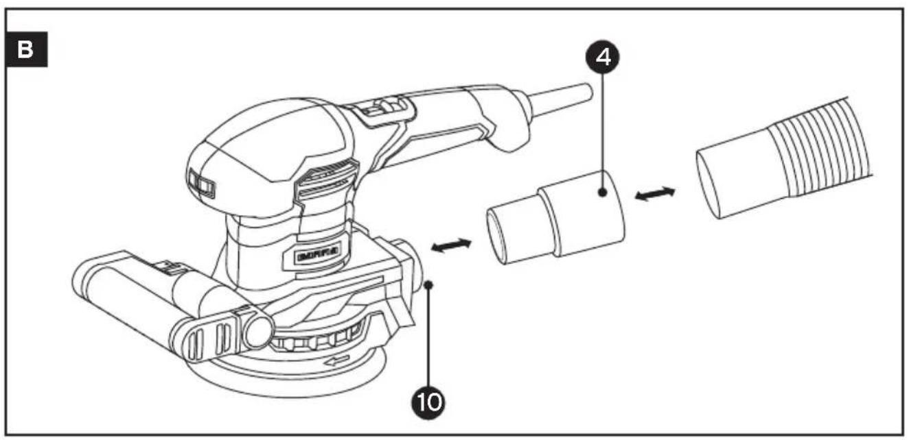 Gamma IB-350W - Ponceuse excentrique - 4