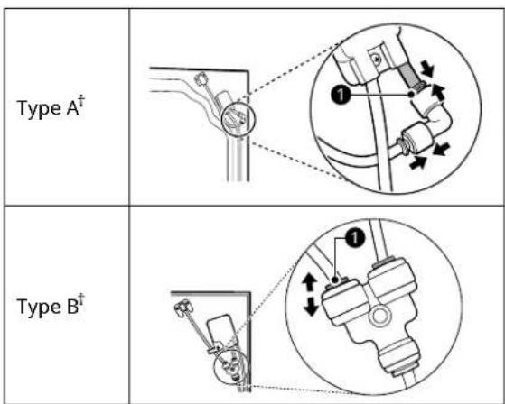 LG LF25S6200V - Removing the Left Refrigerator Door - 1