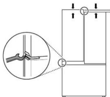 LG LF25S6200V - Left Refrigerator Door - 1