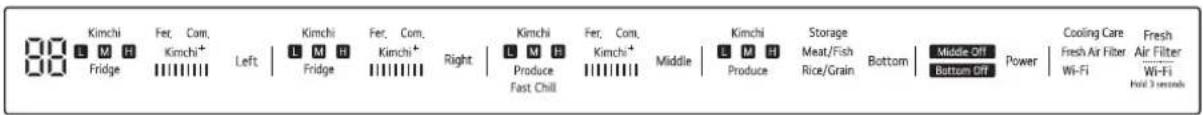 LG LK14S8000V - Control Panel Features - 1