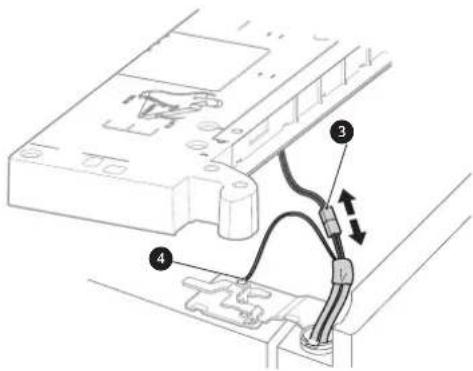 LG LK14S8000V - Removing the Left Refrigerator Door - 2