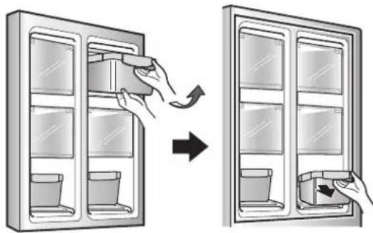 LG LK14S8000V - Removing Kimchi Containers from the Left and Right Compartments - 2