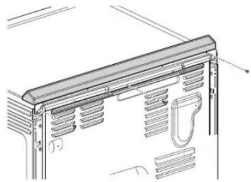 LG LSIS6338NE - Retrait de la garniture d'évent - 1