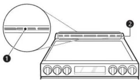 LG LSIS6338NE - Évent du four - 1