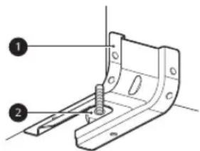LG LSIS6338NE - Enclenchement du dispositif antibasculement - 1