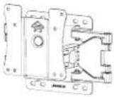 LG UltraGear 27GS93QE - Installation de la plaque de fixation murale - 1