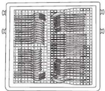 LG LDFC3532S - Réglages du chargement de 10 couverts - 1