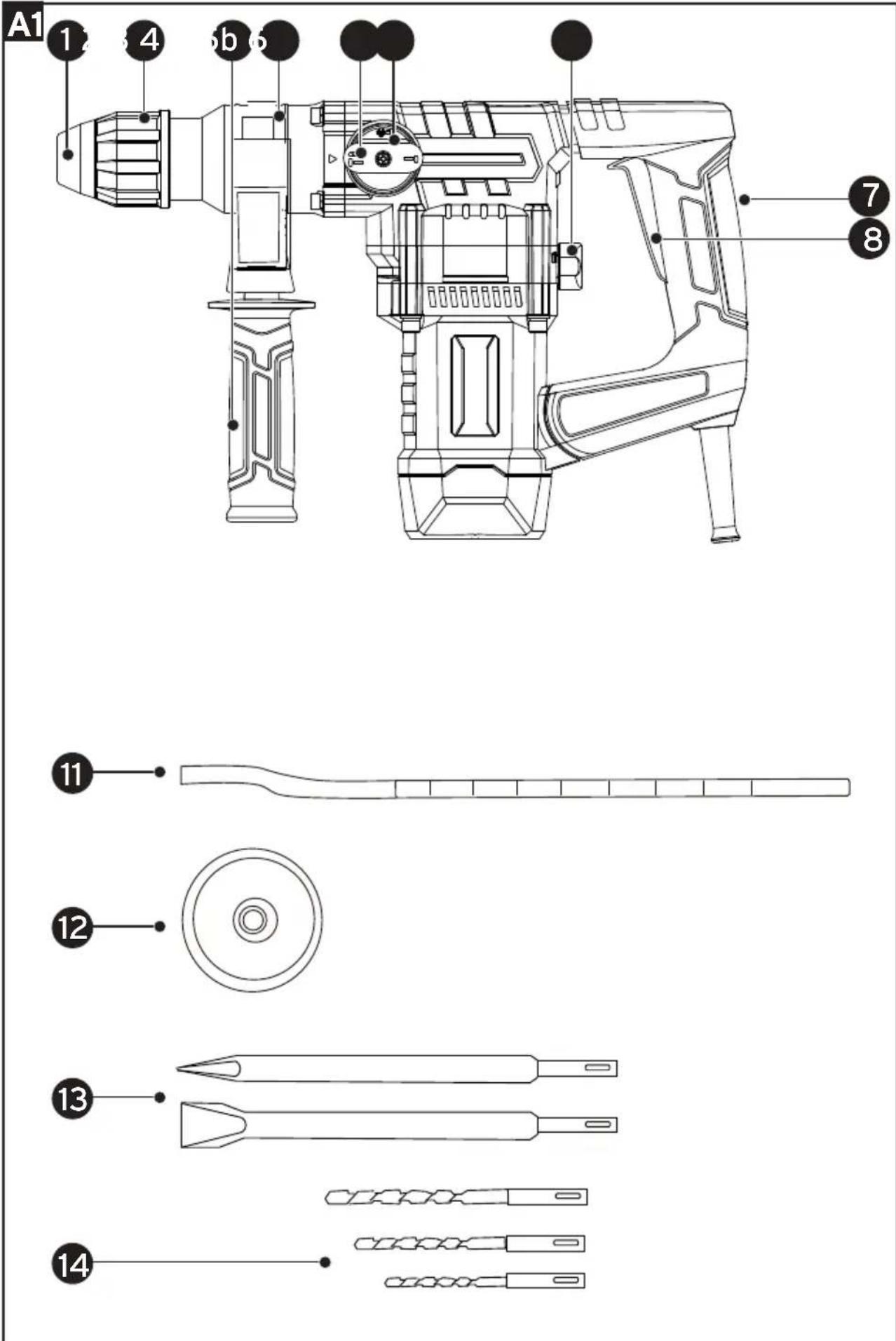 Gamma BH-1500W - CONTENU DE L'EMBALLAGE / COMPOSANTS - 2