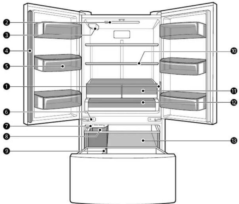 LG LF25S6000S - Interior - 1