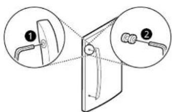 LG LF25S6000S - Removing Refrigerator Handles - 1