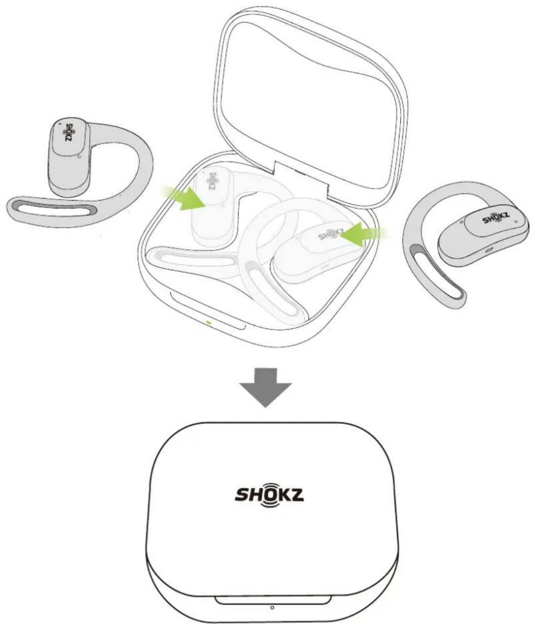 SHOKZ OpenFit Air - Marche/arrêt et veille - 2
