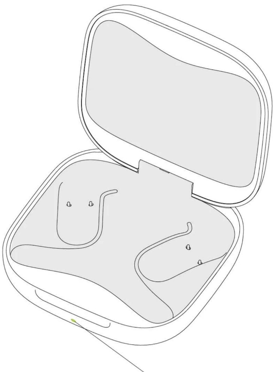 SHOKZ OpenFit Air - Boîtier de chargement - 1