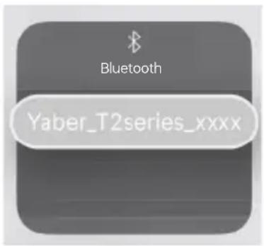 Yaber T2 - Bluetooth-Einstellungen - 1