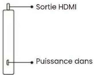 Sortie HDMI Puissance dans