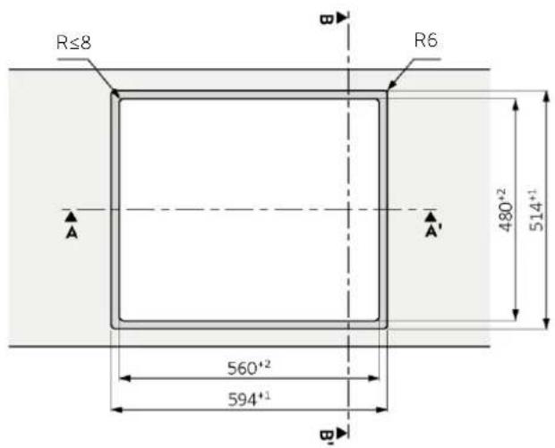 ROSIERES RID64DCS - Largeur de la plaque de cuisson 60 - 3