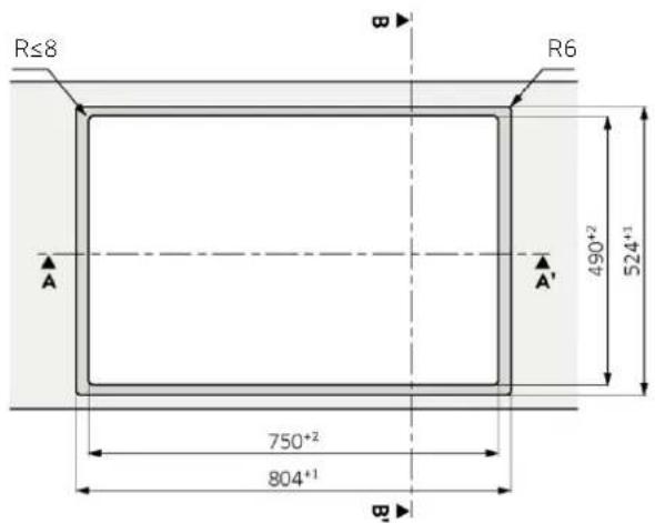ROSIERES RID64DCS - Largeur de la plaque de cuisson 80 - 3