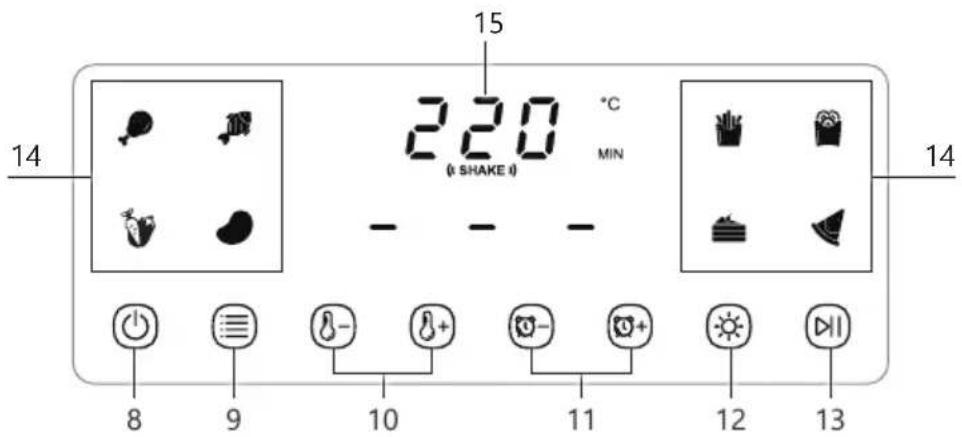 DOMO DO1136FR - CONTROL PANEL - 3