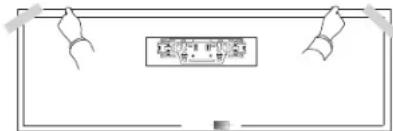 LG 195174094471 - Fixation du papier guide au mur - 1