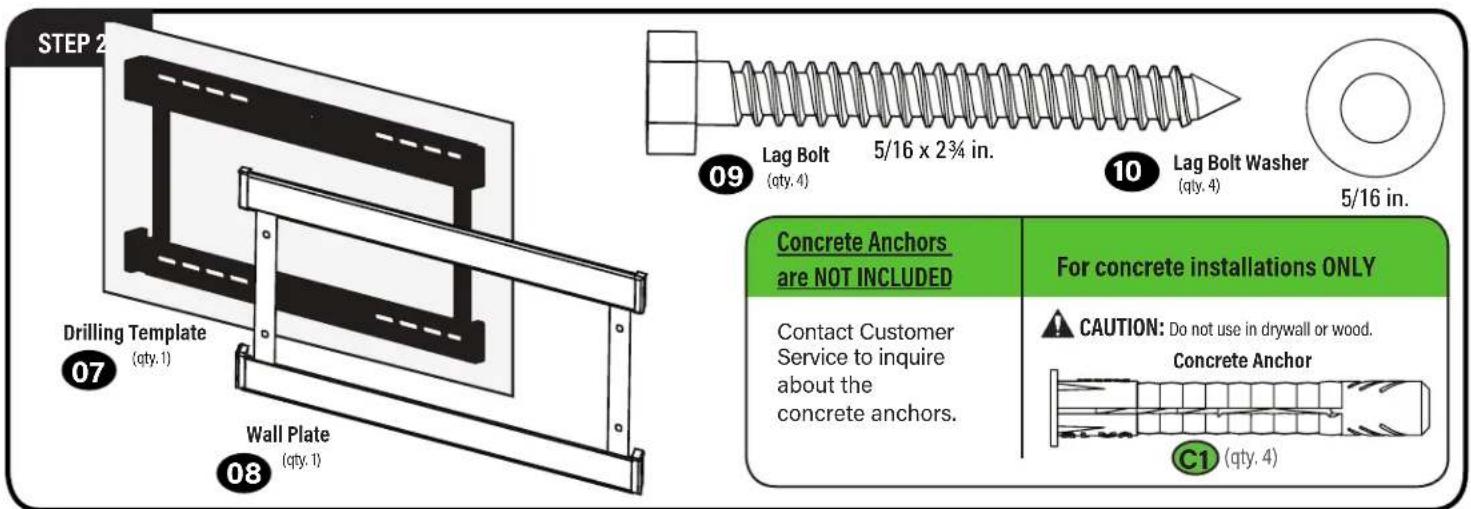 SANUS VLFS820 - Supplied Parts and Hardware - 4