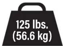 SANUS VLFS820 - TV Weight Limit - 1