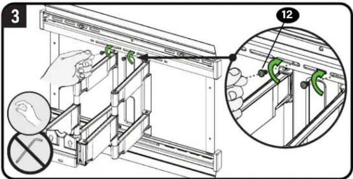 SANUS VLFS820 - STEP 3 Hang TV onto Wall Plate - 4