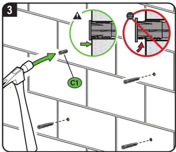 SANUS VLFS820 - Concrete Anchors are not included - 3