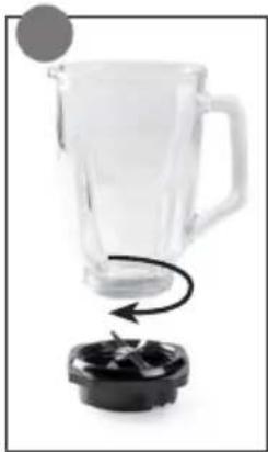 DOMO DO1133BL - JUG ASSEMBLY - 2