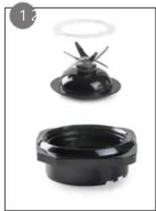 DOMO DO1133BL - JUG ASSEMBLY - 1