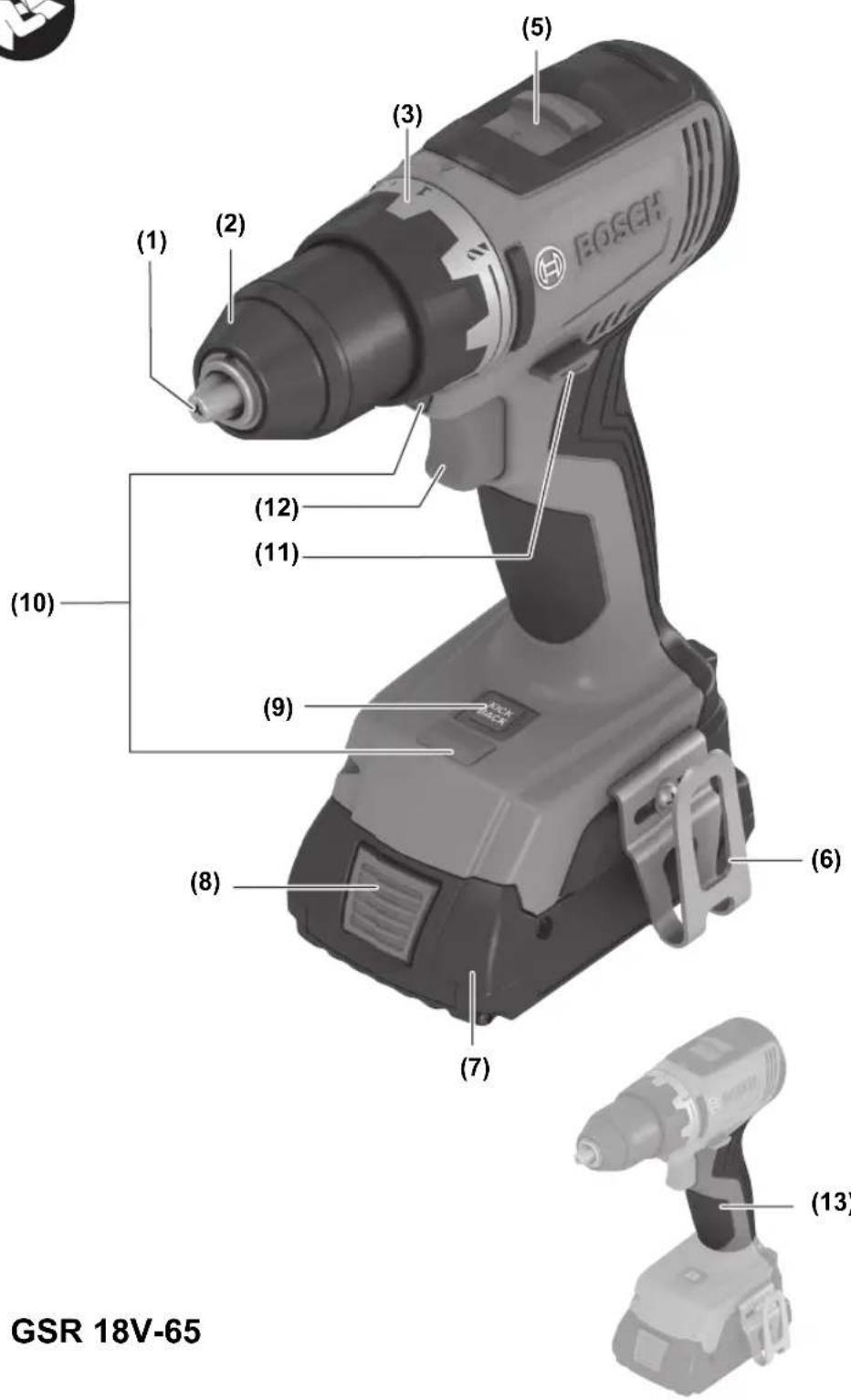 BOSCH GSB 18V-65 Professional - 2