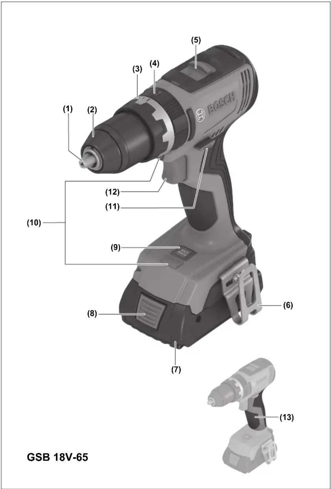 BOSCH GSB 18V-65 Professional - 3