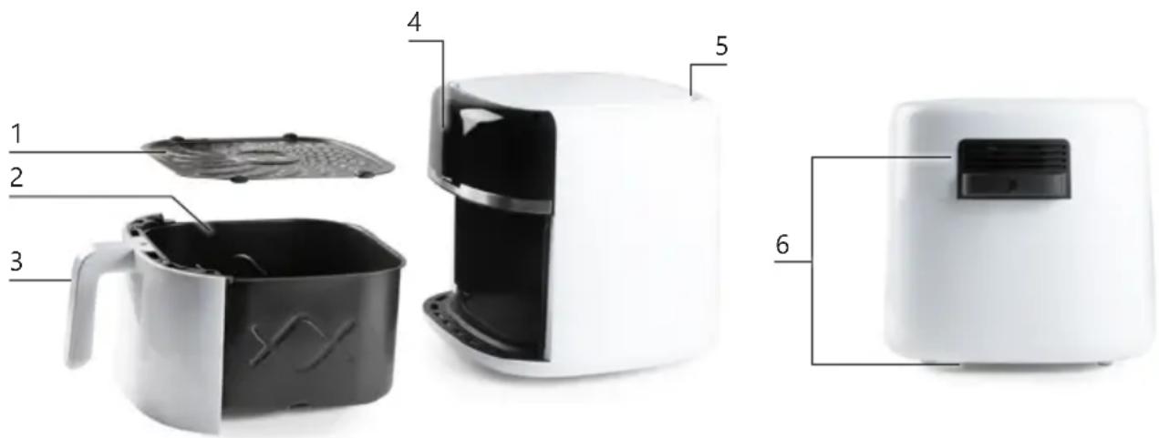 DOMO DO1148FR - PIEZAS - 1