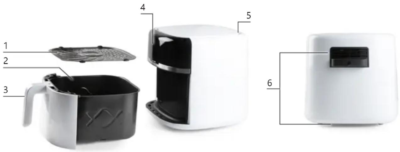 DOMO DO1148FR - COMPONENTI - 1